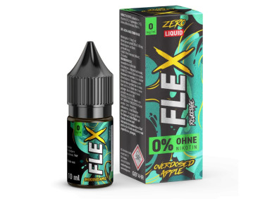 Revoltage Flex Overdozed Apple Zero Liquid 10ml - 0mg/ml