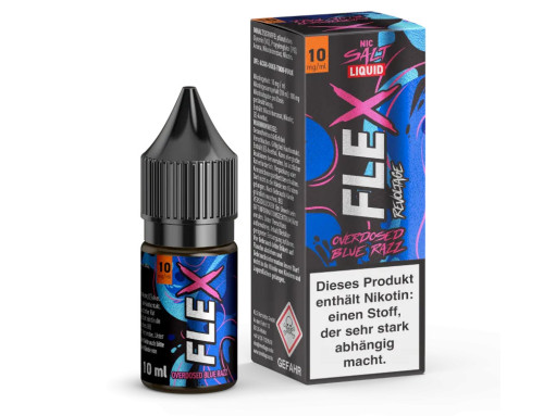 Revoltage Flex Overdozed Blue Razz Nikotinsalz Liquid 10ml - 10mg/ml