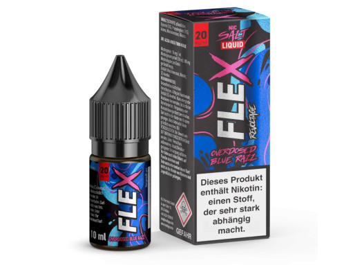 Revoltage Flex Overdozed Blue Razz Nikotinsalz Liquid 10ml - 20mg/ml