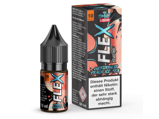 Revoltage Flex Overdozed Peach Ice Tea Nikotinsalz Liquid 10ml - 10mg/ml