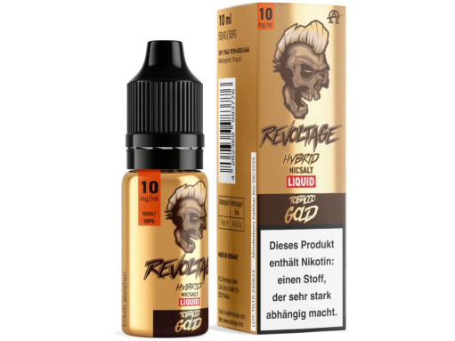 Revoltage Tobacco Gold Hybrid Liquid 10ml - 10mg/ml