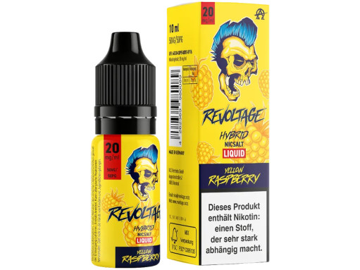 Revoltage Yellow Raspberry Hybrid Liquid 10ml - 20mg/ml