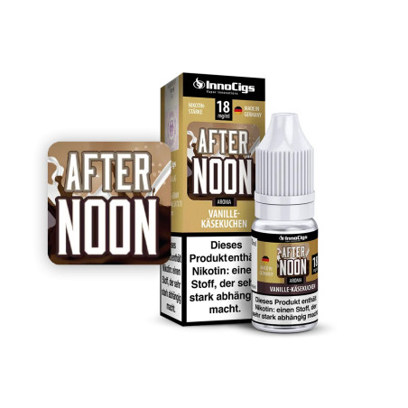 InnoCigs - Afternoon Vanille-Käsekuchen Liquid 10ml - 9mg/ml