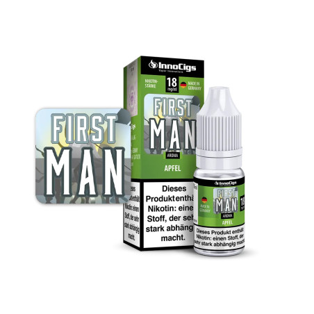 InnoCigs - First Man Apfel Liquid 10ml - 9mg/ml