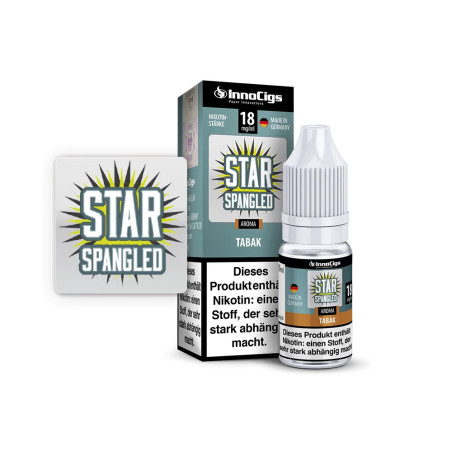 InnoCigs - Star Spangled Tabak Liquid 10ml - 9mg/ml