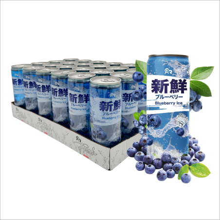 Fresh - Blueberry Ice - 0,33l (Einweg) - 24er Tray