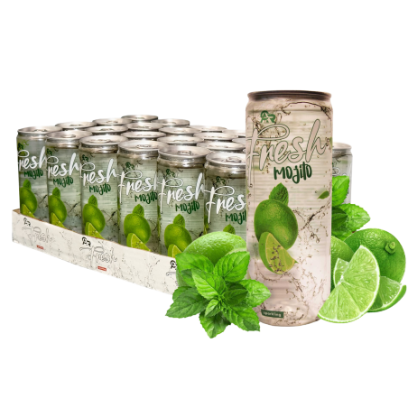 Fresh - Mojito Sparkling - 0,33l (Einweg) - 24er Tray