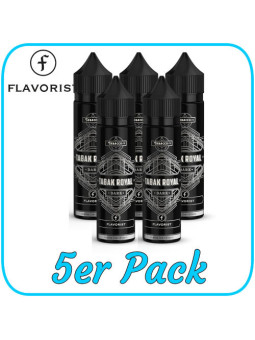 Flavorist - Tabak Royal Dark 10ml Aroma in 60ml Flasche - 5er Pack