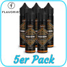Flavorist - Tabak Royal Gold 10ml Aroma in 60ml Flasche - 5er Pack