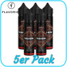 Flavorist - Tabak Royal - Red Burley Aroma 7 ml in 60ml Flasche - 5er Pack