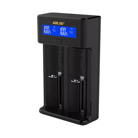 Golisi Intelligent i2 Ladegerät 2-Schacht /2A