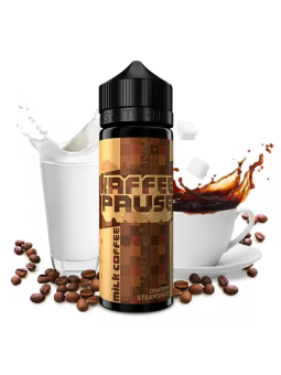 Kaffeepause by Steamshots  - Milk & Coffee 10ml Aroma  in 120ml Flasche