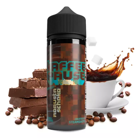 Kaffeepause Aroma Robusta Schoko 10ml in 120ml Flasche by Steamshots