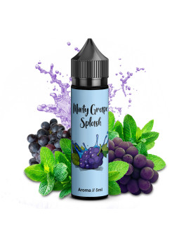 Vip Vape Liquids - Minty Grape Splash - 5ml Aroma in 60ml Longfill Flasche