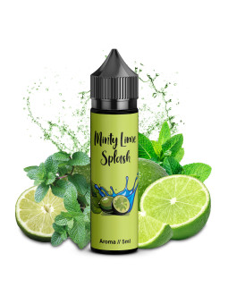 Vip Vape Liquids - Minty Lime Splash - 5ml Aroma in 60ml Longfill Flasche