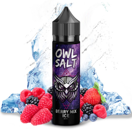 OWL Salt Longfill Mixed Berries Ice 10 ml in 60 ml