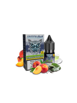 Frozen OWL Pfirsich Grüner Tee Nikotinsalz Liquid 10 ml 10 mg