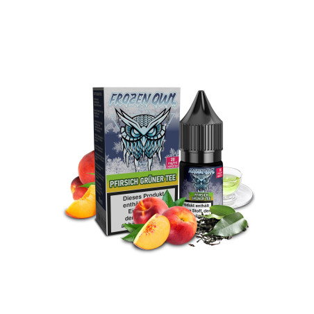 Frozen OWL Pfirsich Grüner Tee Nikotinsalz Liquid 10 ml 20 mg