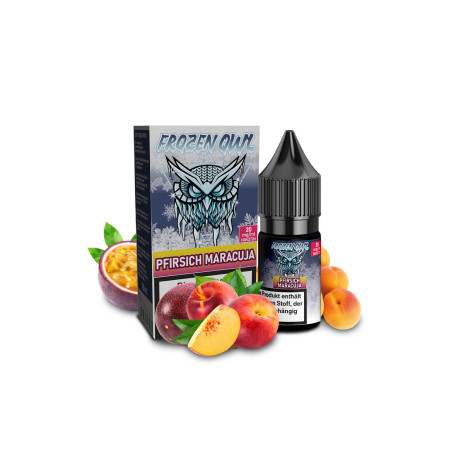Frozen OWL Pfirsich Maracuja Nikotinsalz Liquid 10 ml 20 mg