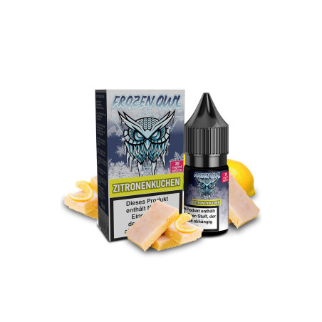Frozen OWL Zitronenkuchen Nikotinsalz Liquid 10 ml 20 mg
