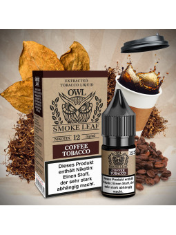 OWL Smoke Leaf - Coffee Tobacco - Nikotin Liquid – 12mg