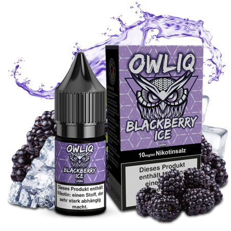 OWLIQ - Blackberry Ice - Nikotinsalz Liquid – 10mg