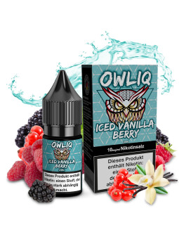 OWLIQ - Iced Vanilla Berry - Nikotinsalz Liquid – 10mg
