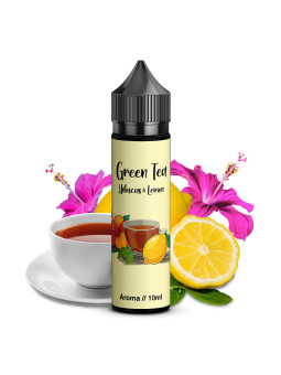 Vip Vape Liquids - Green Tea - Hibiscus & Lemon - 10ml Aroma in 60ml Flasche