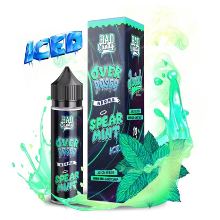Bad Candy Longfill - Spearmint Iced - Overdosed 10ml Aroma in 60 ml Flasche