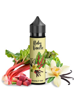Vip Vape Liquids - Ruby Vanilla  - 10ml Aroma in 60ml Longfill Flasche
