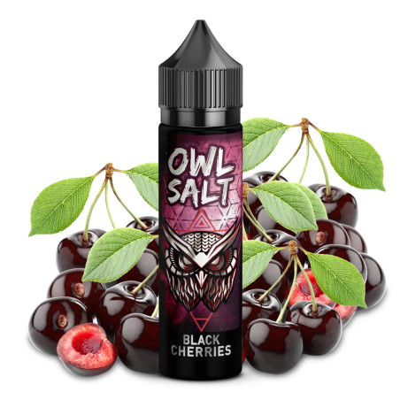 OWL Salt Longfill - Black Cherries - 10ml Aroma in 60ml Flasche