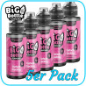Big Bottle - Einfach Fruchtig - 10ml Aroma in 120ml Flasche - 5er Pack