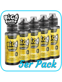 Big Bottle - Calipter - 10ml Aroma in 120ml Flasche - 5er Pack