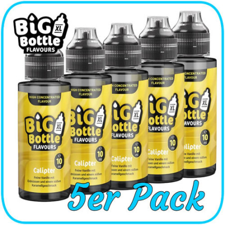 Big Bottle - Calipter - 10ml Aroma in 120ml Flasche - 5er Pack