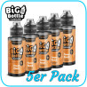 Big Bottle - Power Peach - 10ml Aroma in 120ml Flasche - 5er Pack