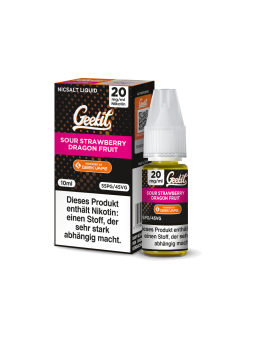 GeekVape Geekit - Sour Strawberry Dragon Fruit - Nikotinsalz Liquid – 20mg