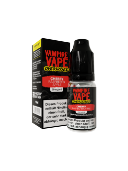 Vampire Vape Overdosed - Cherry Raspberry Apple - Nikotinsalz Liquid – 20mg
