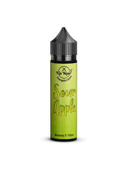 Vip Vape Liquids - Sour Apple - 10ml Aroma in 60ml Flasche