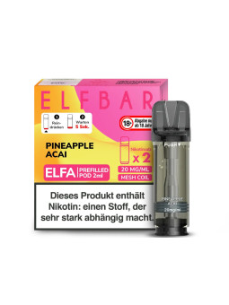 Elfbar Elfa Einweg Pod - Pineapple Acai - 20mg Nikotinsalz - 2er Pack