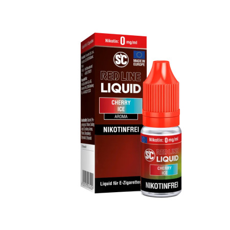 SC - Red Line - Cherry Ice  – Nikotinsalz Liquid –  0mg