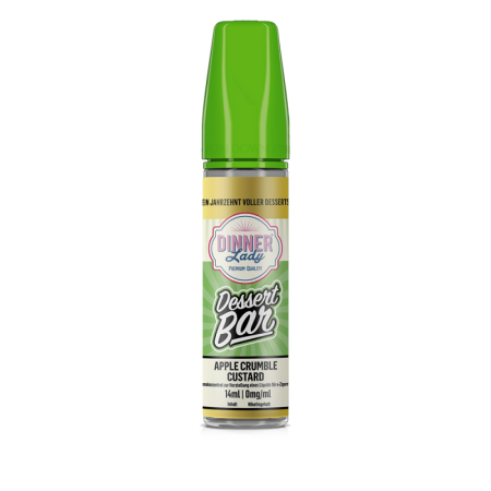 Dinner Lady Longfill - Apple Crumble Custard - 14ml Aroma in 60ml Flasche