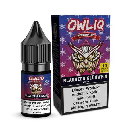 OWLIQ - Blaubeer Glühwein – Nikotinsalz Liquid –  10mg