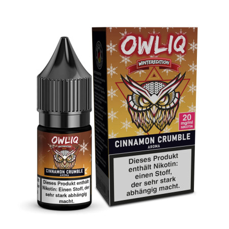 OWLIQ - Cinnamon Crumble – Nikotinsalz Liquid – 20mg
