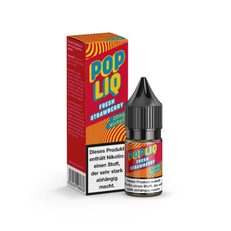 PopLiq - Fresh Strawberry – Nikotinsalz Liquid – 20mg