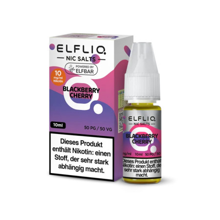 ELFLIQ - Blackberry Cherry - Nikotinsalz Liquid – 10mg