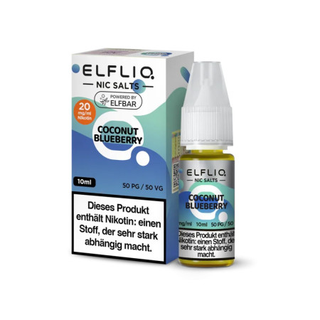 ELFLIQ - Coconut Blueberry - Nikotinsalz Liquid – 20mg