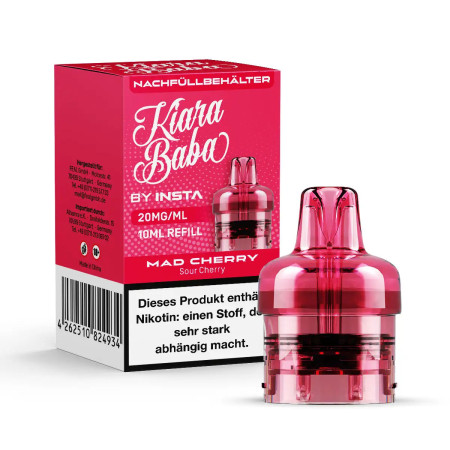 Kiara Baba 10K - Refill Container - Mad Cherry - 20mg