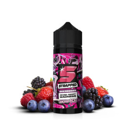 Strapped Overdosed - Mixed Berry Madness - 10ml Aroma in 120ml Flasche
