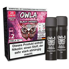 2x OWLA Pod 2ml - Black Cherries 20mg - 2er Pack
