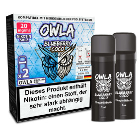 2x OWLA Pod 2ml - Blueberry Coco 20mg - 2er Pack
